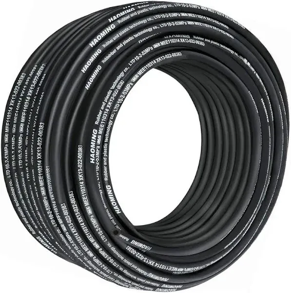 VEVOR Hydrulic Hose 1/2&#034; Hydraulic Oil Hoses 50 Feet 5000 PSI Maximum Pressure