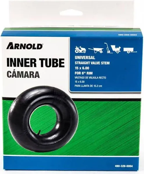 Arnold Straight Valve 6 in. W X 15 in. D Replacement Inner Tube