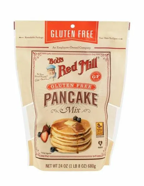 Bob's Red Mill Gluten-Free Pancake Mix 24 oz. - 4/Case