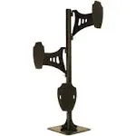 Skull Hooker Trophy Tree Pedestal Powder-Coated Steel Shoulder Mount - Perfect Kit for Hanging and Mounting Small to Medium Sized Heads - Available in Graphite Black and Robust Brown