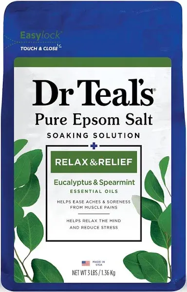 Dr. Teal's Soaking Solution Eucalyptus & Spearmint Epsom Salt