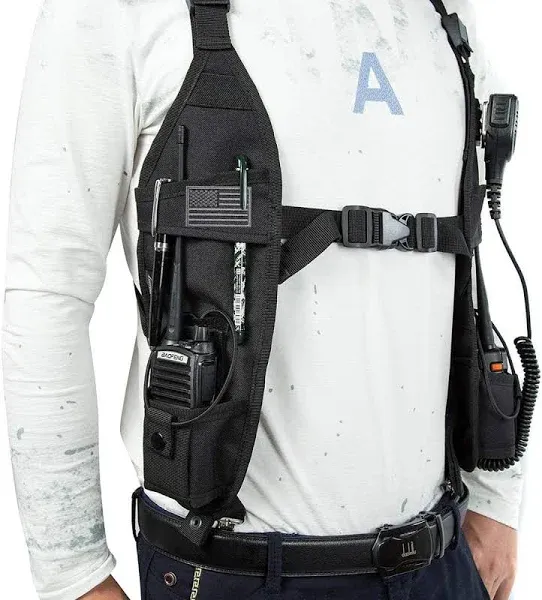 luiton Radio Shoulder Harness Holster Chest Holder