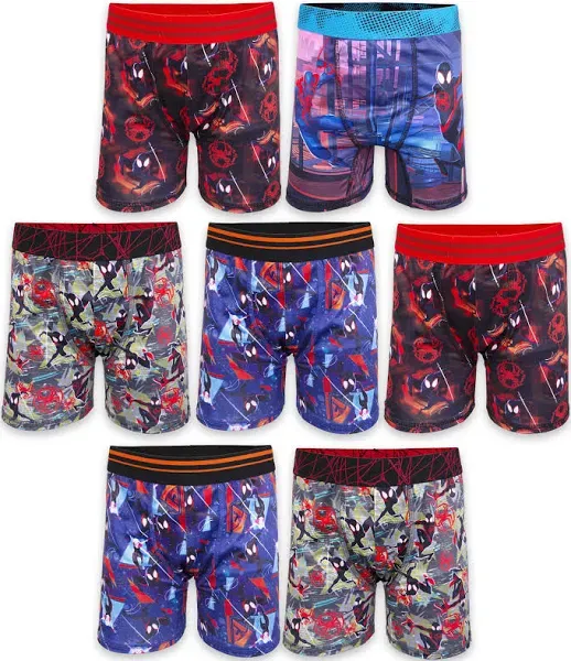 Boys Multipacks with Multiple Print Choices Available in Sizes 4, 6, 8, 10, a...