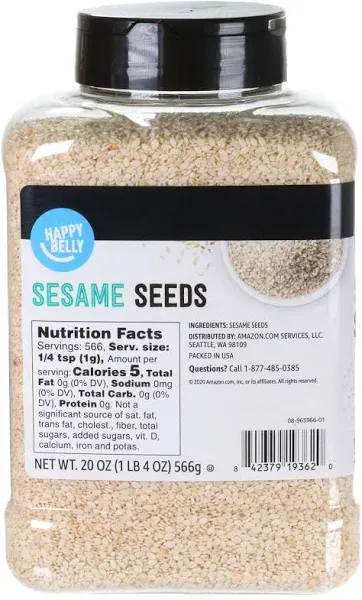 Amazon Brand Happy Belly Sesame Seeds