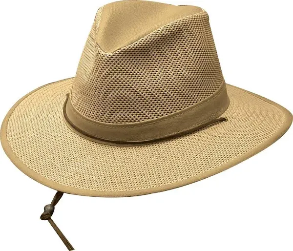 Henschel Khaki Aussie Breezer Mesh Hat