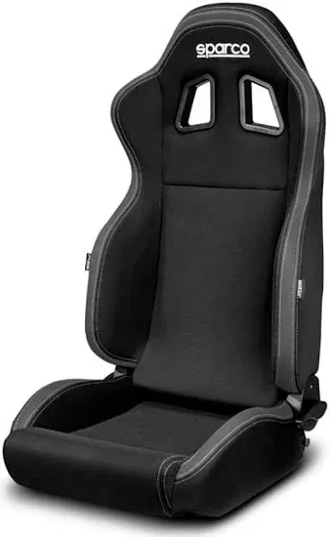 Sparco SEAT R100 Black/Gray Reclining