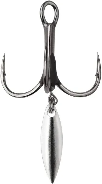 Bladed Hybrid Black Nickel 1X Short Treble Hook