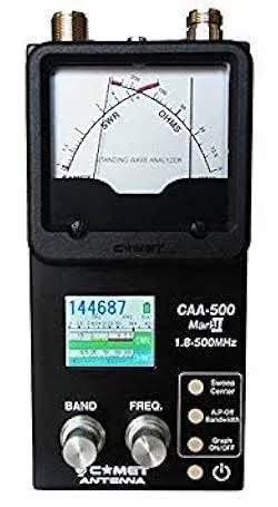 Comet Original CAA-500 Mark II Standing Wave Analyzer 1.8-500MHz SWR