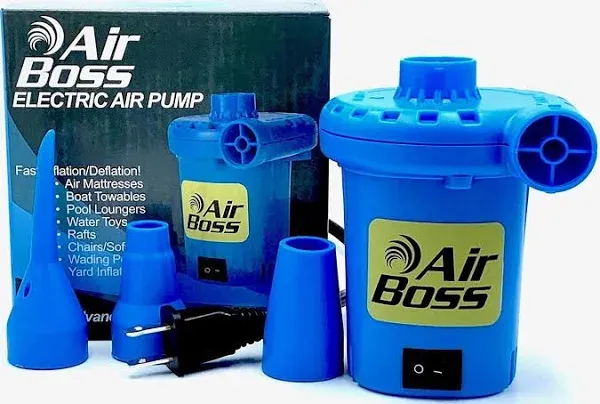 AIR BOSS Fine Expectations Multi-Use 120V Electric AIR PUMP FOR INFLATABLES