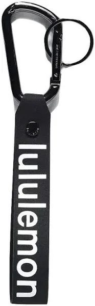 NEW! RARE lululemon All Hours Keychain in black and white