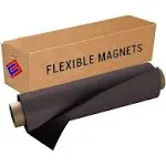 Flexible Vinyl Roll of Magnet Sheets - White, Super Strong & Ideal for Crafts - Commercial Inkjet Printable (24" x 30" x 30 mil)