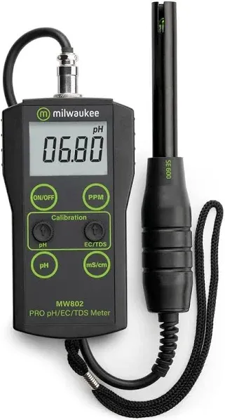 Milwaukee MW802 Smart pH/EC/TDS/ Combination Meter