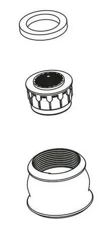 Moen 145130 Replacement Aerator Only - Spot Resist Stainless