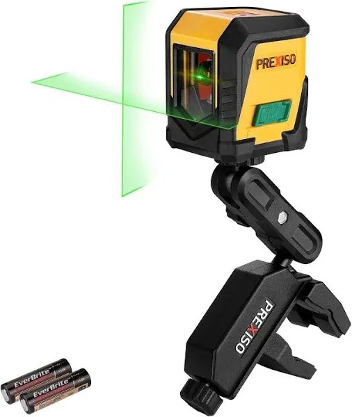 PREXISO 65FT Self Leveling Cross Line Laser Level