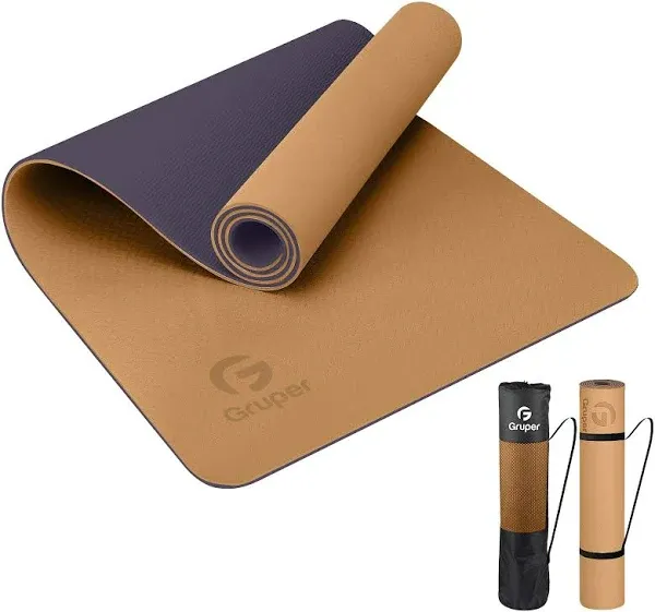 Yoga Mat Non Slip, Eco Friendly Fitness Exercise Mat with Carrying Strap,Yoga...