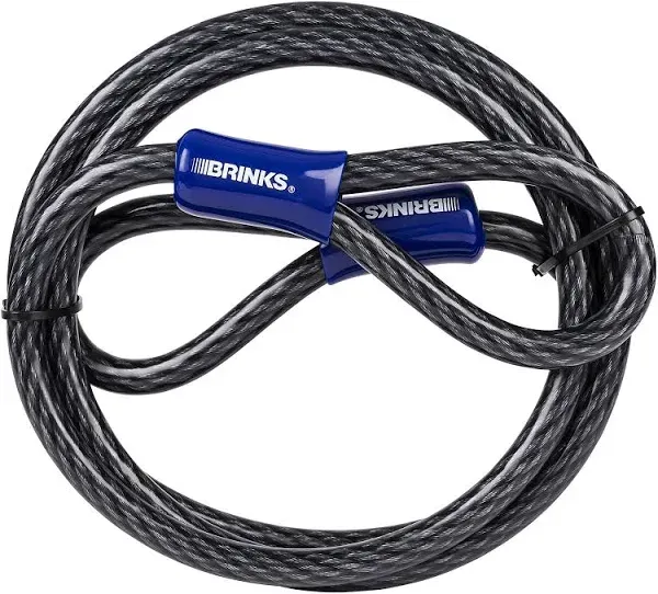 Brinks 5/8" x 7' Commercial Steel Braided Loop Ended Cable