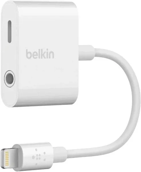 Belkin 3.5 mm Audio + Charge Rockstar (iPhone Aux Adapter/iPhone Charging)