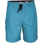 Hurley Men&#039;s One and Only 22 Inch Boardshort, Cyan/Hurley, 34 E.U.C.