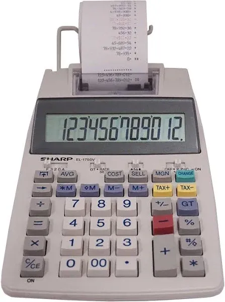 Sharp EL 1750P III Printing Calculator -NEW in Package