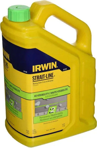 IRWIN Tools STRAIT-LINE Standard Marking Chalk, 5-pound, Fluorescent Orange (65105)