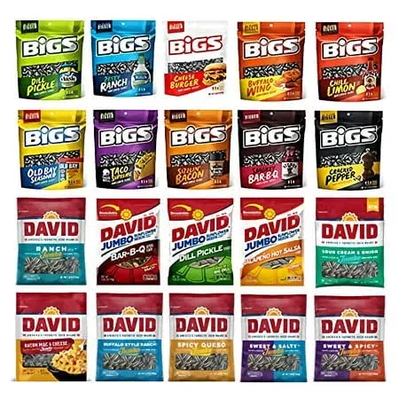 Sunflower Seeds Ultimate Variety Pack by Bigs and David | 20 Unique Flavors