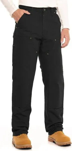 Carhartt Men's B136 Factory 2nd Double Front Washed Duck Loose Fit Pant