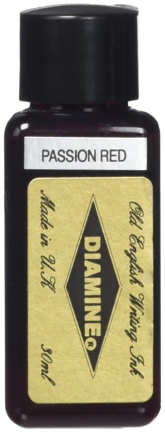 Diamine 30ml Fountain Pen Ink -- Passion Red