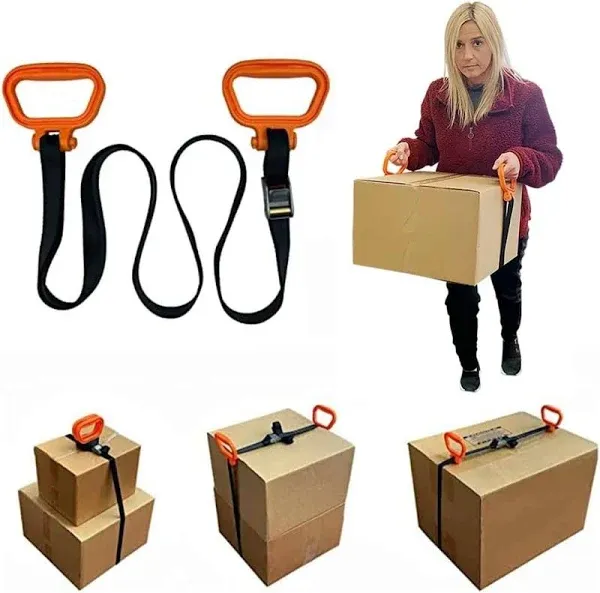 MULTUS Handle and Haul 1 Handle Moving Strap to Lift Carry Drag- 2 Pack