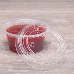 Karat FP-PL200-PET Portion Cup Lids, 2 oz