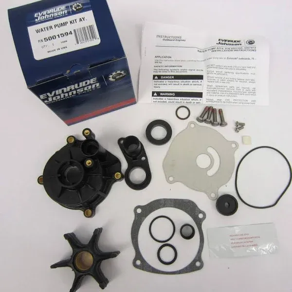 Johnson/Evinru<wbr/>de Water Pump Repair Kit 90-250hp Genuine Original OEM 5001594