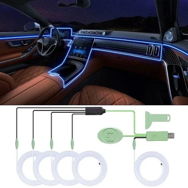 Fimker 5 in 1 Car LED Strip Lights