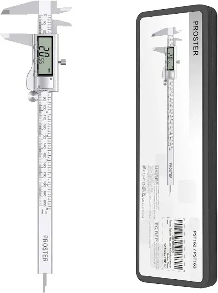 Proster Digital Vernier Caliper 8inch/200mm Digital Calipers Dial Calipers Me...