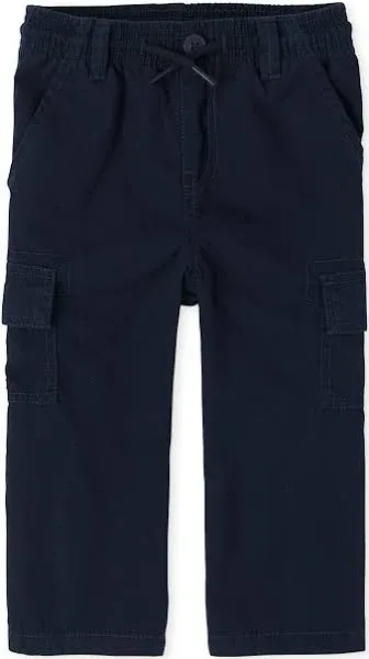 Baby And Toddler Boys Pull On Cargo Pants - Blue