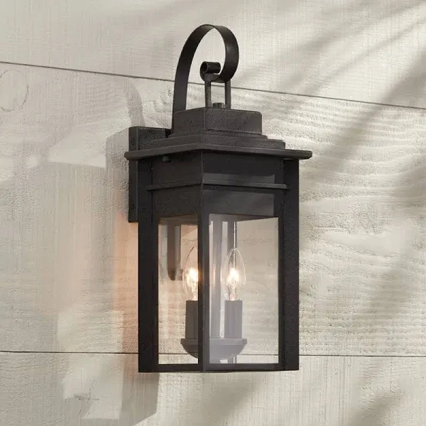 Franklin Iron Works Bransford Traditional Rustic Outdoor Wall Light