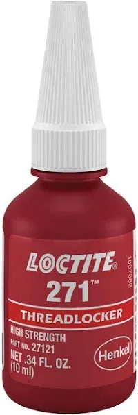 Loctite - 271 High Strength, Red Threadlocker - 50 ml