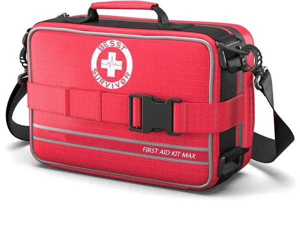 Comprehensive First Aid Kits, Advanced Trauma Kits with Labeled Compartments,.<wbr/>..