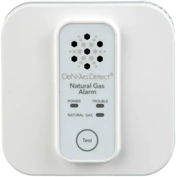 DeNova Detect Natural Gas Alarm Only 10 Year 100% Battery-Powered Detector in USA