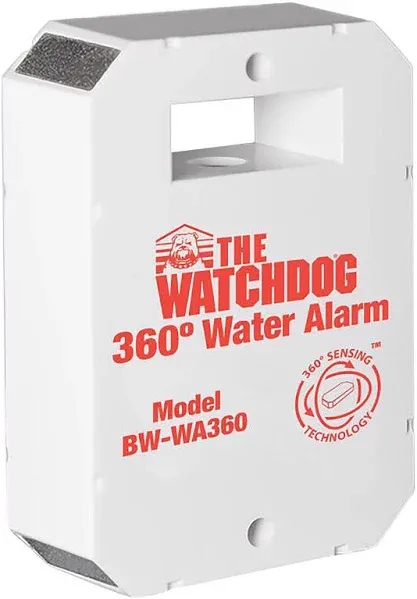 The Watchdog BW-WA360 Water Alarm, Thermoplastic, 360° Water Alarm Brand New