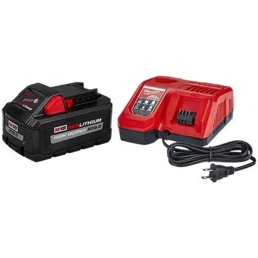 Milwaukee 48-59-1880 M18 REDLITHIUM High Output XC8.0 Starter Kit