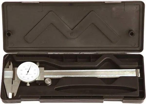 HFS(R) 0-6" Carbon Steel 4 Way Imperial Dial Caliper .001" Shock Proof