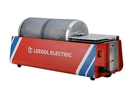 Leegol Electric Rock Tumbler 6LB Machine -- Pro Double Barrel 