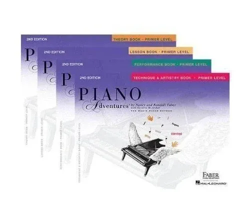 Faber Piano Adventures Primer Level Learning Library Pack - Lesson, Theory,...