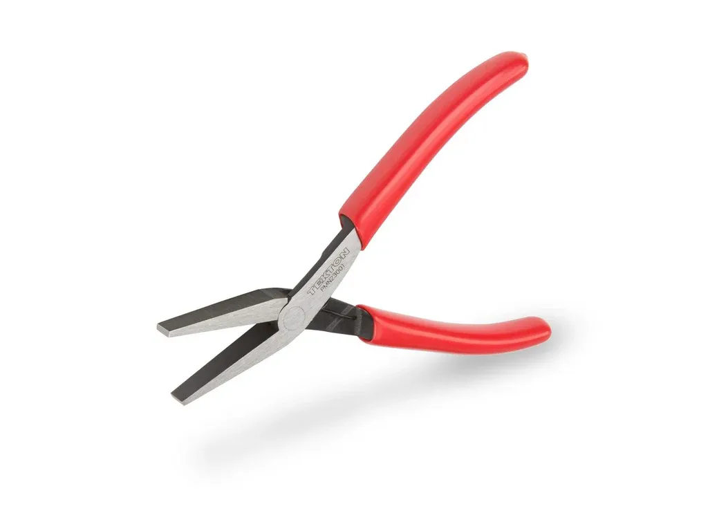 TEKTON Mini Flat Nose Pliers Wide Handles w/ Slim Nonslip Grip (Smooth Jaw)