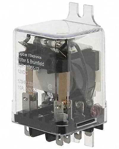 TE Connectivity / P&amp;B Brand KUP-11D55-12 Power Relay 12VDC 10A DPDT(48.4x38.9<wbr/>...