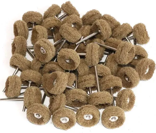 50x Abrasive Metal Polishing Buffing Wheel Set for Rotary Tool grit 120