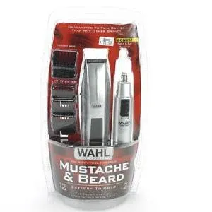 Wahl Mustache &amp; Beard with Bonus Nose Trimmer 05537-420