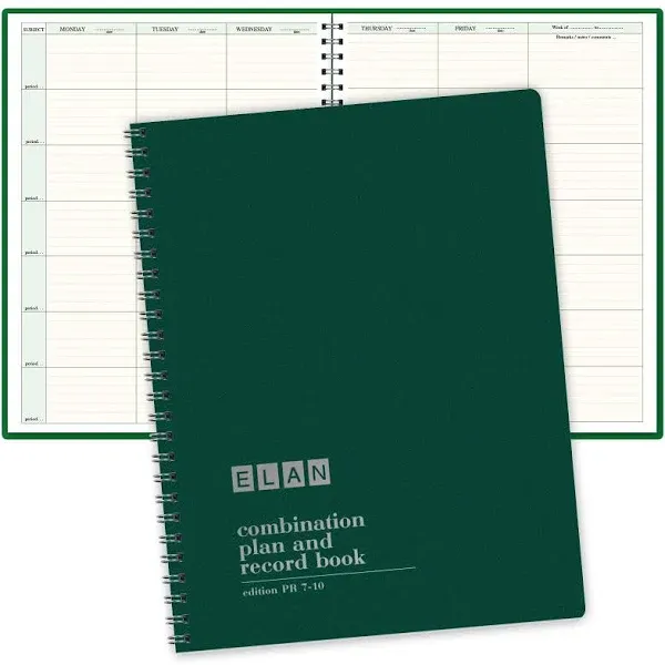 Combination Plan and Record Book: One efficient 8-1/2&#034; x 11&#034; Book for Lesson ...