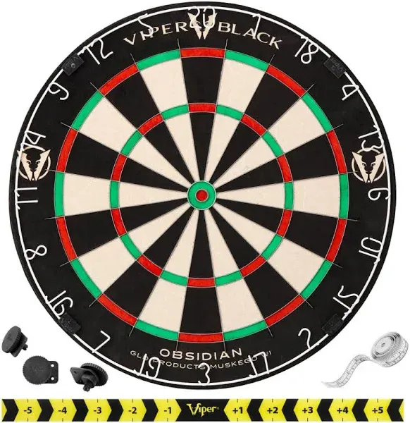 Viper Black Obsidian Sisal Dartboard