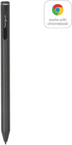 Targus Active Stylus for Chromebook - Bluetooth - Active - Replaceable Stylus Tip - Black - Notebook Device Supported