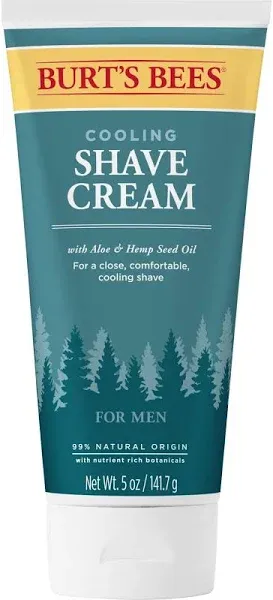 Cooling Shave Cream For Men&#039;s  5 Oz By Burts Bees